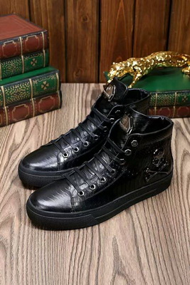 PhiliPP Plein High-Top Fashion Men Shoes--042